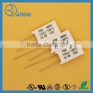 Chinese manufacturer:high Quality of Thermo fuse wire wound composite cement resistors