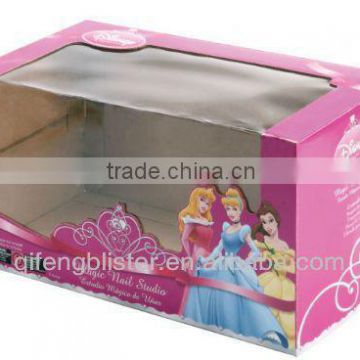 Colored Paper Corrugated Boxes With Window, color box, offset printing boxes