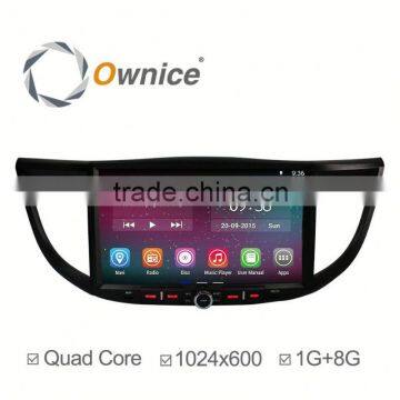 Wholesale ownice quad core android 4.4 & android 5.a car DVD player for CRV 2012 support rear camera