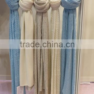 winter fall classic knitted wool cashmere scarf hot sale