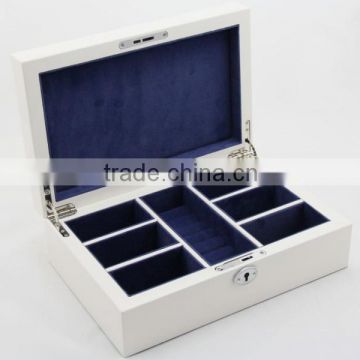 Luxury white Wooden jewelry Box wholesale