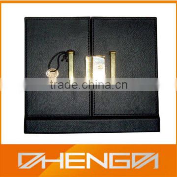 Customized Black Leather Leather Fancy Perfume Box
