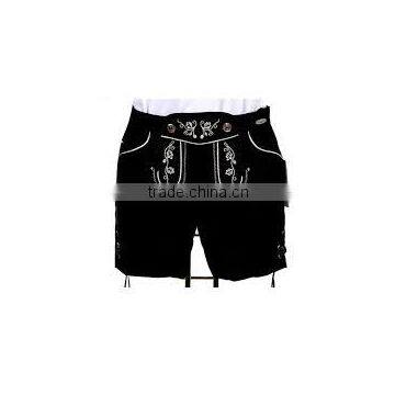 BLACK SUEDE LADERHOSEN SHORT PAKISTAN SIALKOT