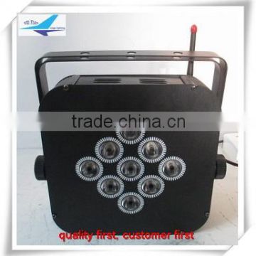 Guangzhou FeiTuo factory directly sale 9*15w rgbwa battery powered led par light