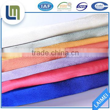 100% polyester make-to-order polyester plain polyester satin bedding fabric of dyed