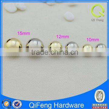 zinc alloy mushroom rivets with screw installation