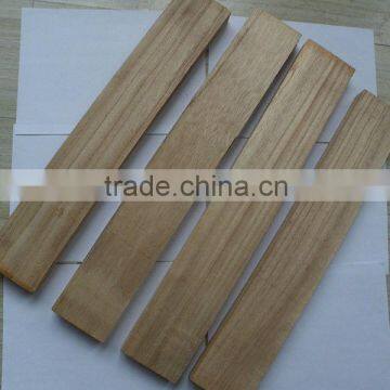 FSC paulownia strip rough wood edging strip without knots&planed