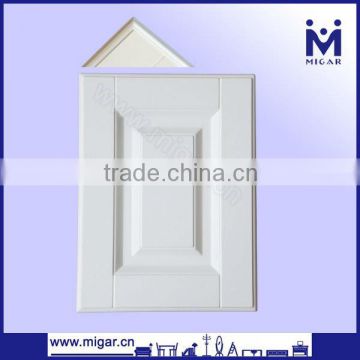 white PVC MDF Cabinet Door kitchen furniture KBP-01