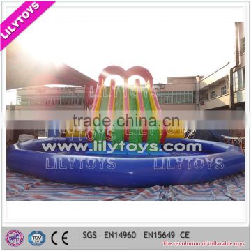 inflatable ground water park equipment, use water park equipment for sale