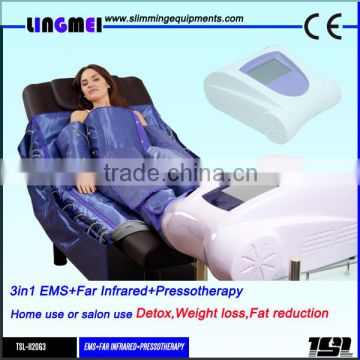 EMS far infrared lymph drainage air pressure pressotherapy therapy massage device