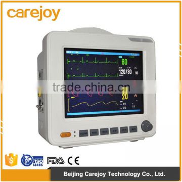 CE&ISO Approved cheap price 8 inch display Multi-language multi-parameter patient monitor