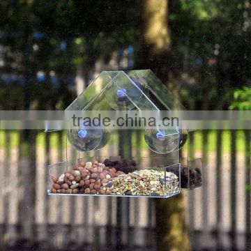 Birdscapes clear window feeder with suction cup