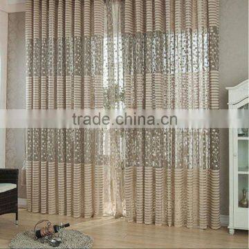 1 Pair Jacquard Flower Pattern Net Curtains for Window Elegant Curtains for Living Room the Sun-shading Curtain for Kitchen Deco