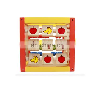 High Quality Montessori Toys Wooden Math And Fruit Set For Preshcool Kids Solid Wooden With Hot Selling