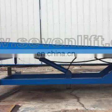 7LGQ Shandong SevenLift 10 ton stationary adjustable steel hyrdaulic dock leveler ramps for sale