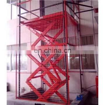 7LSJG Shandong SevenLift hydraulic double scisor lift elevator