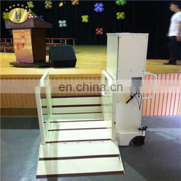 7LSJW SevenLift hydraulic mobile small single person vertical outside wheelchair small house elevator platform lift for disabled