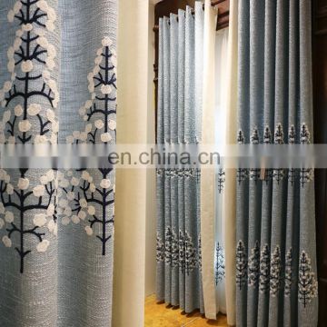 European Style Window Fabric Blackout Curtains Printing Curtains For The Living Room