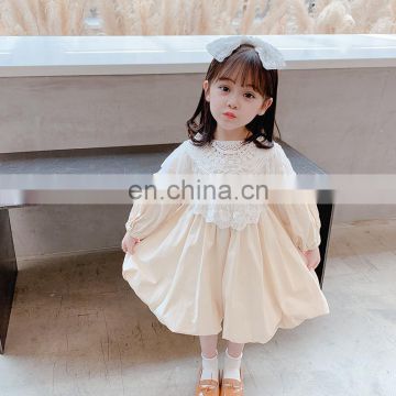 Children's clothing ins girls dress 2020 autumn child baby lace princess dress