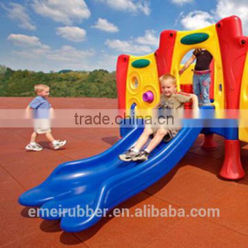 outdoor rubber flooring used for kids playground