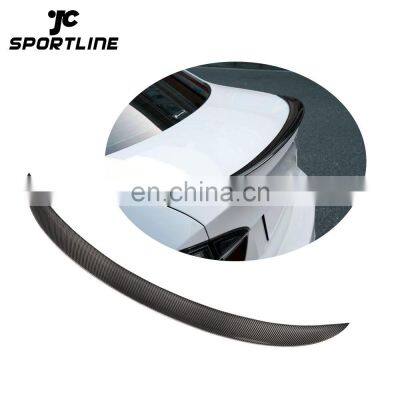 P Style Carbon Fiber Racing Rear Spoiler Wing for BMW E90