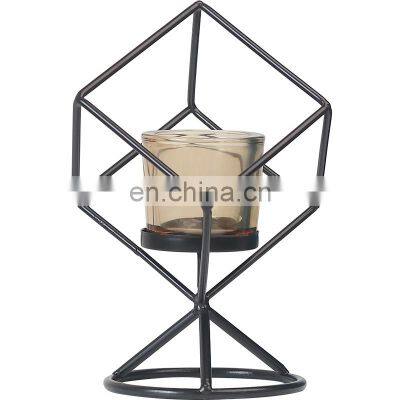 Decorating Iron Tealight Candle Stick Metal Candle Holders Lantern Wholesale Factory Price