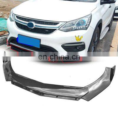Honghang Manufacture Auto Car Accessories, Carbon Fiber Universal Type C Front Lip Bumper Diffuser Protector For All Car