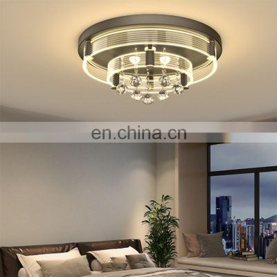 New Listed Indoor Luxury Decoration Iron Acrylic Bedroom Living Room Modern LED Ceiling Panel Light