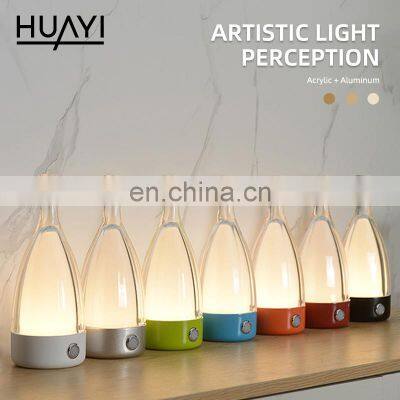 HUAYI New Product European Restaurant Hotel Bed Side Indoor Modern LED Table Lamp