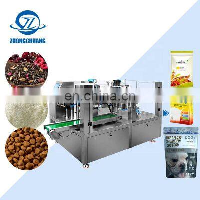 Plastic Premade Bag Pouch Packaging Pet Food Machine Pack Dry Fruit Doypack Automatic Filling Multi-Function Packing Machines