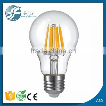 factory direct sell 8w filament led bulb light CE ROHS approved