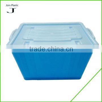 32.2L Plastic Rectangular Multi Storage Box with Wheel and handle box