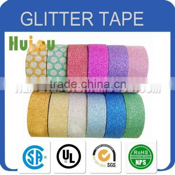Popular fashionable decorative adhesive glitter tape
