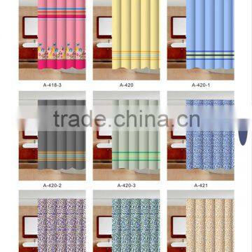 PVC Elegant Design Colored Printed Plastic Curtain