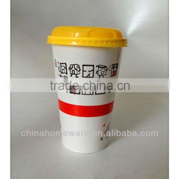 disposable paper cups with ps lids