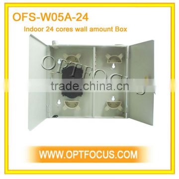 24 Core Indoor Wall-mount Fiber Optic Distribution Frame