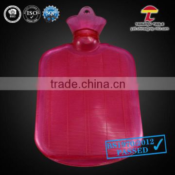 cute and fancy BS 2000ml pvc hot water bag red colour