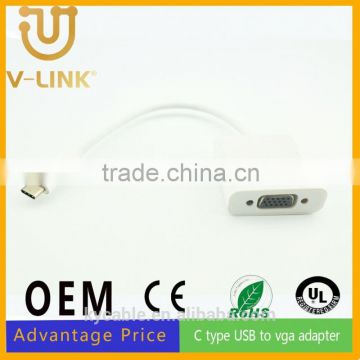 Core technology usb type-c usb to vga converter for computer Printer Camera Card Reader Digital devices