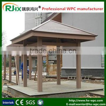 High quality factory directly recycled WPC material for gazebo in landscape