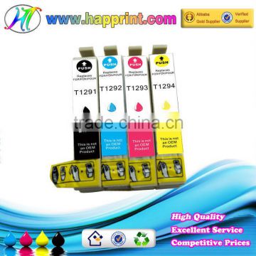 High Ink Capacity Compatible Printers Ink Cartridges for Epson T1291 T1292 T1293 T1294