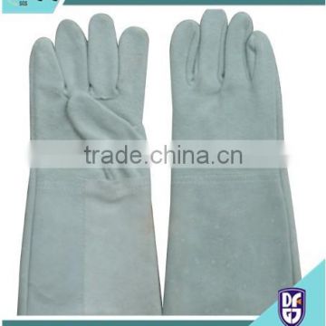 Colorful cow split leather welding gloves