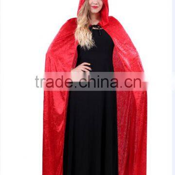 Halloween hot sale Red Mysterious women fancy dress suit party instant costume