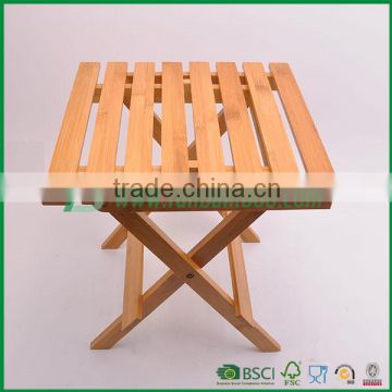 Fuboo folding portable bamboo serving table