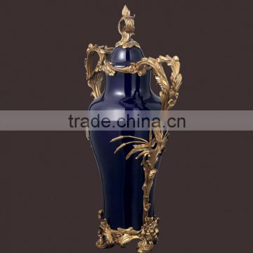 C18 high quality blue chinese vase