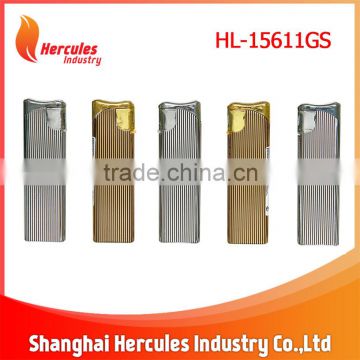 HL-15611GS Plastic china electronic silver cigarette lighter