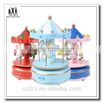 Cartoon carousel musical electronic toys, electronic carousel model customized