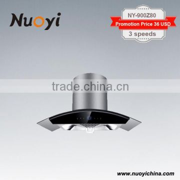 Exhaust fans ventil cooking kitchen aire range hood with S.S.filter