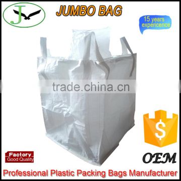 100% PP woven jumbo bags white food graded fibc bags for food storage