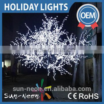 Outdoor Decor Plastic Cherry Blossom Tree Motif Light With LED RoHS CE GS