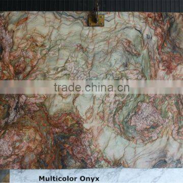 multicolor high quality decorative onyx stone price